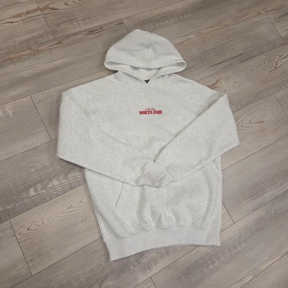 WHITE FOX!! BEST SELLER!! With Love In The Moment Oversized Hoodie Grey Marle - Picture 5 of 12